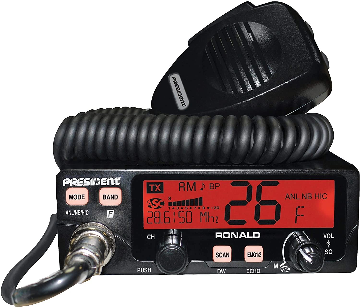 President Ronald CB radio